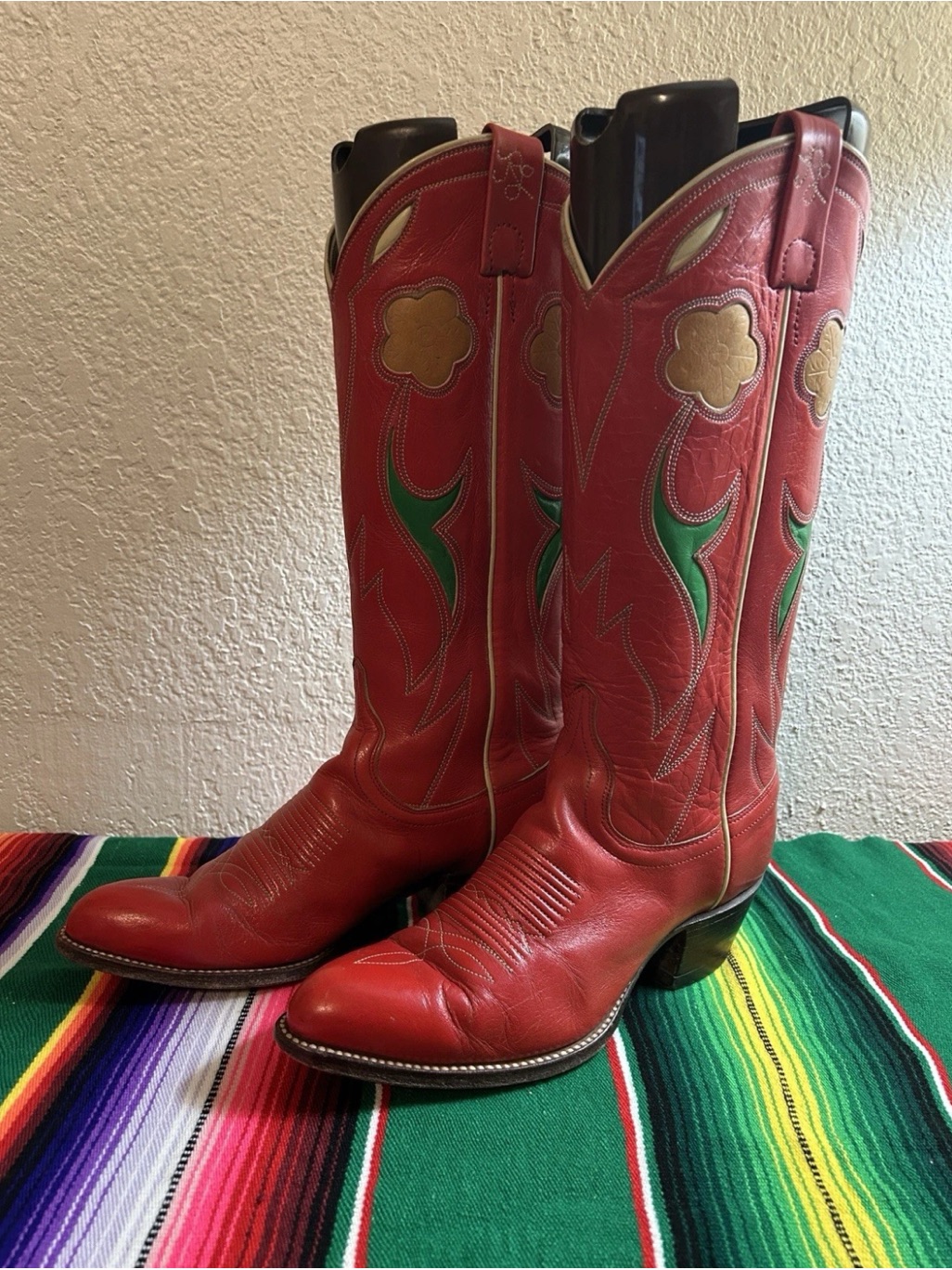 *Rare* Ralph Lauren Selene Western Floral Boots